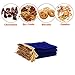 KIPETTO Velvet Drawstring Bags for Christmas 25Pcs Velvet Drawstring Gift Bags Jewelry Pouches for Candy Christmas Wedding Favors, 4.7