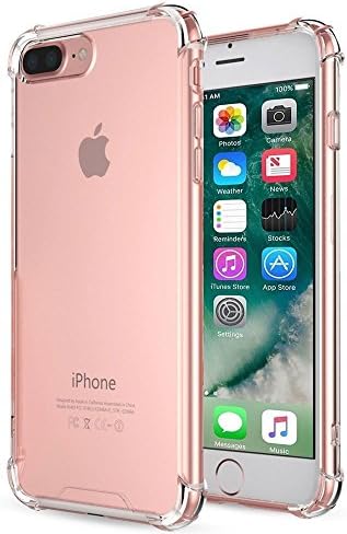 iPhone 7 Plus Case, DVL Clear ShockProof Bumper Transparent Sillicone Case Cover (7G Plus)