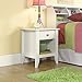 Sauder Shoal Creek Night Stand, Bedside, Bedroom Side Table, L: 20.87