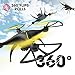 Honor-Y RC Drone with Camera Live Video, 720 HD FPV Drones RC Quadcopter Drones for Beginners, 2.4GHz 6-Axis Gyro RC Helicopter Drones for Kids/Adults Traning (Yellow)
