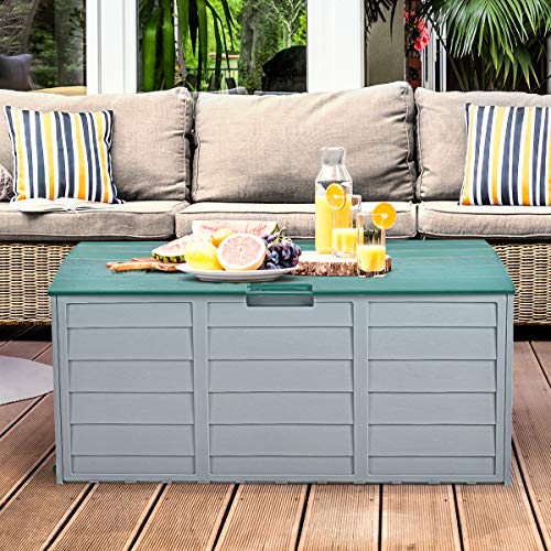 image for Giantex 44'' Deck Storage 79 Gallon Box Outdoor for Patio Garage Shed 