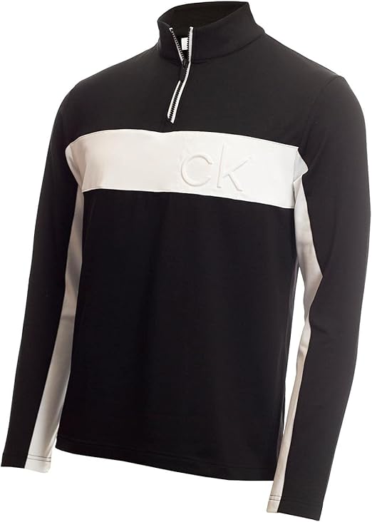Calvin Klein Golf Mens G Embossd Half Zip Top Training Shirt Amazon.co
