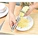 Bringsine Premium Ultra Sharp Stainless Steel Dual Julienne & Vegetable Peeler Slicer - Tool for Making Delicious Salads and Veggie Noodles Mother Wife Gift