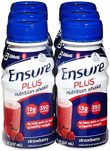 Ensure Plus Balanced Nutrition Drink - Strawberry & Cream - 8 oz - 6 pk