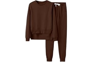 HICItro Two Piece Outfits Sweatsuits for Women Set Printed Hoodie and Sweatpants Set Jogging Suits with Kangaroo Pockets