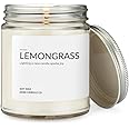 1OAK Soy Wax Scented Candles (Lemongrass) - Soy Candles for Home Scented - Long Burning Premium - Hand-Poured (7oz.)