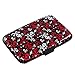 Vichline Aluminum RFID Blocking Armor Wallet Identity Protection Travel Credit Card Holder for Men and Women - Cool Slim Metal Business Card Case (Skull)