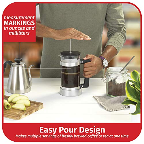 Goodcook Koffe 8Cup Glass Coffee Press with Stainless Steel Frame Pricepulse