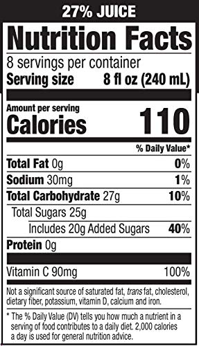 AMAZON BRAND – HAPPY BELLY JUICE COCKTAIL, CRANBERRY, PLASTIC BOTTLE, 64 FL OZ (PACK OF 1)