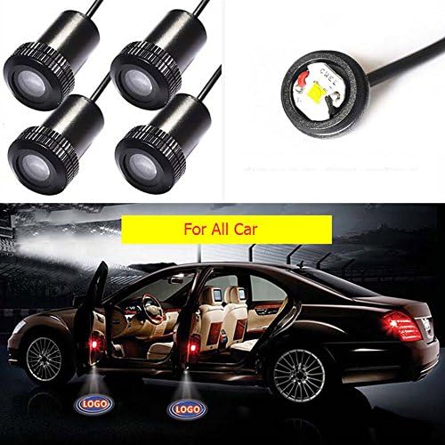 4x Universal Car Door LED Welcome Logo Lights (For Holden)