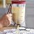 EWALKING Pancake Batter Dispenser - Easy Pour Home Kitchen Gadgets - Perfect Baking of Cupcakes, Waffles, Cakes, Muffin Mix, Crepes, Donuts or Any Baked Goods - Bakeware Maker with Measuring Label
