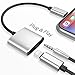 Headphone Jack Adapter for iPhone Adapter Earphone Audio Splitter and Charge Connector for iPhone X/7/7 Plus /8/8 Plus Support to Listen Music and Charge Replacement for iOS 11.4 System -Black