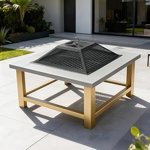 BTM 焚き火台 ファイヤーピット バーベキューコンロ 焚火台 大型 ファミリーキャンプ