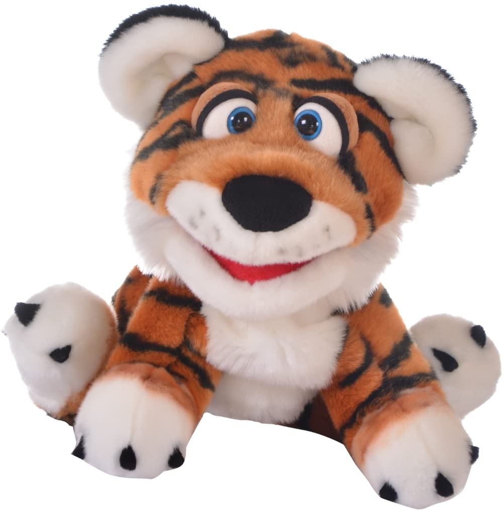 Living Puppets W786 Paco The Tiger Hand Puppets, Multi-Colour, 35 x 20 x 20 cm