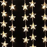Curtain Icicle Light, 16.4x2 Foot, 8 Modes 150LEDs with Memory Function Starry Fairy Lights for Indoor/Outdoor Decorations Fair Garden, Patio-Waterproof UL Safety Standard (Blue)