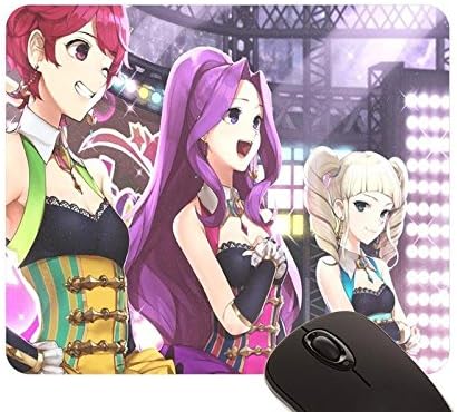 Beautiful Girl Aikatsu Dress Hitoto Ichinose Kaede Kanzaki Mizuki Toudou Yurika mouse pad (22x18cm)