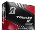 Bridgestone Golf Tour B X Golf Balls, White (One Dozen) - 760778082980