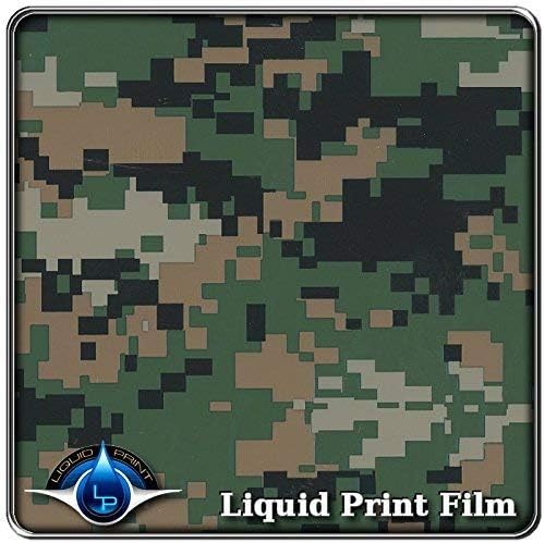 Hydrographics Film - Water Transfer Printing Film - Hydro Dipping - 10 feet or 1 Square Meter. MC-811 - Tan Green Black Digital Camo