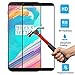 [3-Pack] -Tempered For Oneplus 5T Glass oneplus 5t Tempered Glass Film 1+5T Full Cover Screen Protector Glass for OP 5T 2.5D 9H Film Glass 6.01 inch