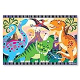 Melissa & Doug Dinosaur Dawn Jumbo Jigsaw Floor Puzzle (24 pcs, 2 x 3 feet)