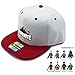 Fortnite Battle Royale Unisex Adjustable Hats with Minifigure Hip Hop Baseball Caps for Boys Girls (Fortnite Hat/Cap, Red/White)
