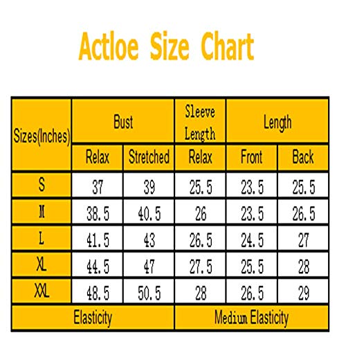 Actloe Women Crew Neck Color Block Long Sleeve Casual Pullover Sweatshirt Loose Tunic Tops Gray Large
