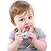 Mombella Hugging Monkey Teether Toy | Perfect for Sore Gums | Attaches to Bottles and Cups | Easy Grasp | BPA, Phthalate, PVC, Latex Free | Microwave, Sterilizer and Freezer Safe | 3M+,Light Blue