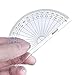 eBoot 36 Pack Plastic Protractor Math Protractors 180 Degrees Protractors for Angle Measurement Student School Office Supply, 4 Inches, Clear