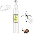 Tyrbsvlnar Snail Peptide Eye Cream For Moisturizing, Snail Mucin Eye Cream With Niacinamide, Hyaluronic Acid, Snail Eye Cream For Dark Circles, with 360° Massage Ball Reduce Wrinkles and Fine Lines