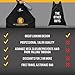 Dr Dappers Beard Bib Cape for Shaving - Beard Catcher & Hair Clippings Apron with Suction Cups for Mirror - Professional Salon Grade Black Hair Trimmings Cleaner for Men - Makes Grooming Disposal Easy