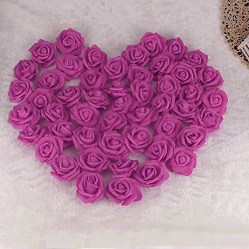 image for GBSELL 50 Pcs Colorful Foam Roses Artificial Flower Valentine's Day De