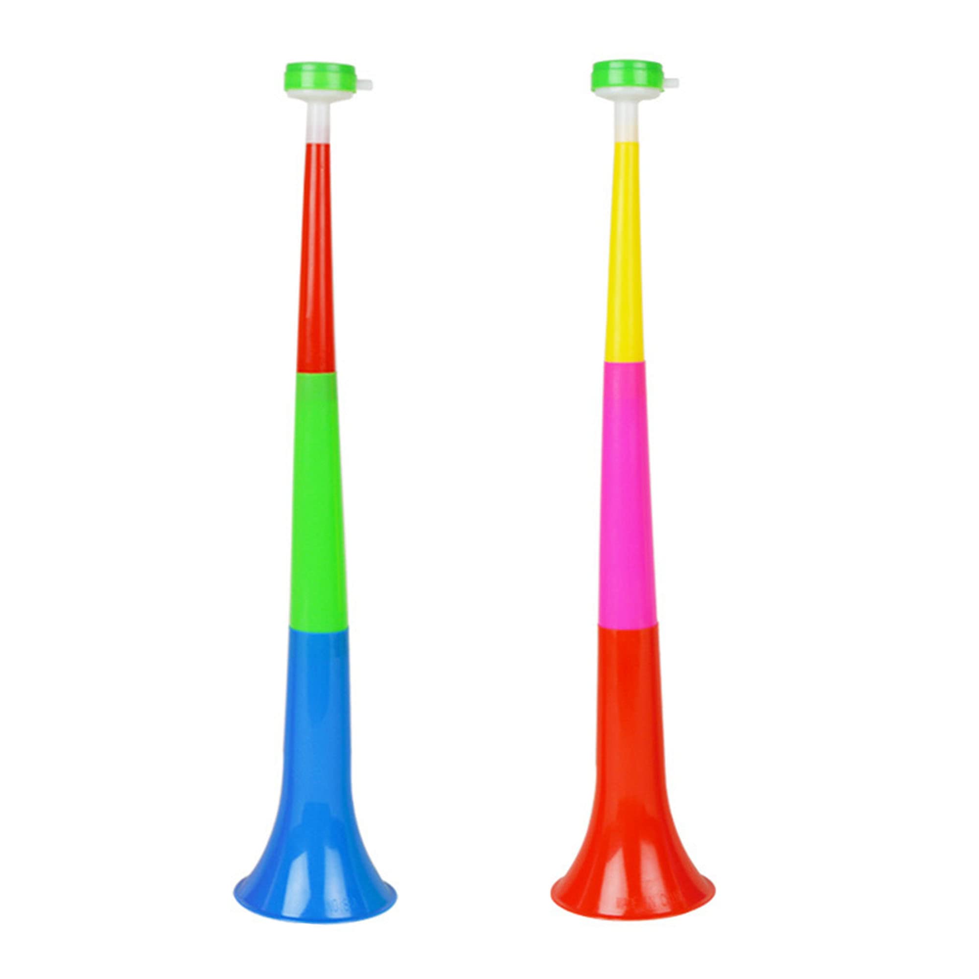 2 Pcs Cheerleading Trumpet Play Plastic Vuvuzela Trumpets Very Loud Loudly Horn Fan Spectator Noisemaker Horn Sports Parties Fan Item Trumpet Trumpet Football Game Stadium
