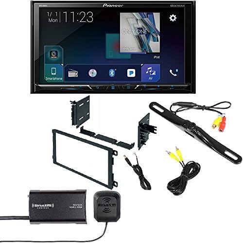 Pioneer AVH-600EX in-Dash Receiver DVD Receiver w/ 7" WVGA Display, Bluetooth, AppRadio SiriusXM SXV300V1 95-2009 Kit for 95-08 GM/Honda/Isuzu/Suzuki Night Vision Rear View Backup Color Camera