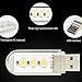 USB Light, GLISTENY Keyboard Light Keychain Night Light Portable Light Energy Efficient for Laptop Keyboard Light Security Lighting Home Decoration