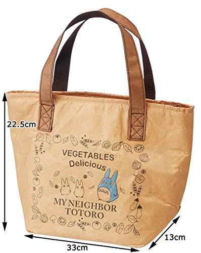 Studio Ghibli My Neighbor Totoro Waxed Paper Insulated Lunch Bag Tote (Sky Blue Series) by Skater