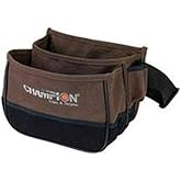 Champion Traps and Targets 45852Trapshooting Double Box Shell Pouch, Brown