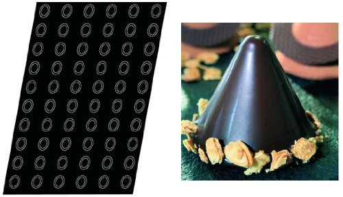 Click Here to See More Images Flexipan 336339 Mini Cones Nonstick Sheet Mold