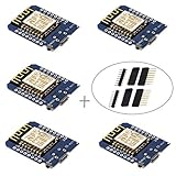 IZOKEE D1 Mini NodeMcu Lua 4M Bytes WLAN WiFi Internet Development Board Base on ESP8266 ESP-12F for Arduino, 100% Compatible with WeMos D1 Mini (Pack of 5)
