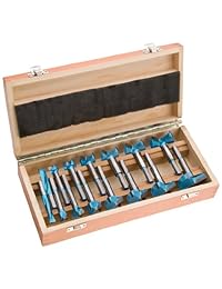 Romano carburo dc1920 Forstner Bit Set de carburo, 10 mm 50 mm, 15-Piece
