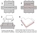 Homluxe Premium Pet Couch Covers Slip-Resistant Dog Cat Proof Sofa Slipcovers Furniture Protectors (Sofa, Gray)