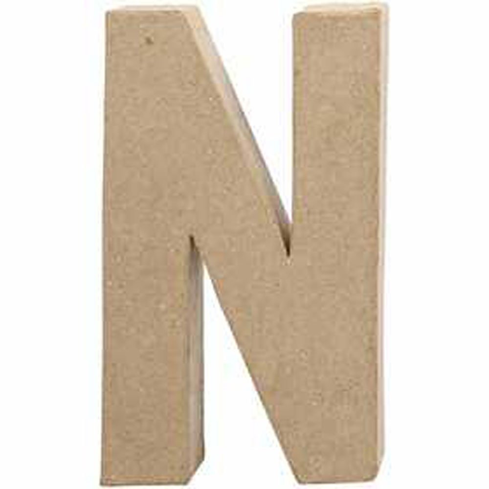 Creativ 26613 20.5 cm 1-Piece Papier Mache Letter N