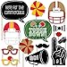 Big Dot of Happiness Super Football Bowl - Party Photo Booth Props Kit - 20 Count
