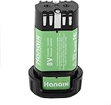 Hanaix 2000mAh 8V Li-ion Battery Replacement for