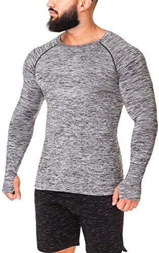 Kamo Fitness Long Sleeve Top - Baselayer That Will Keep You Warm & Active.Performance Fit & Quick-Drying Fabric.