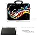 Meffort Inc 15.6 Inch Neoprene Laptop Bag – Water Resistant, Reinforced Zipper, Adjustable Shoulder Strap, Extra Side Pocket, Fits 15 to 15.6 Inch Laptops - Rainbow Music Note