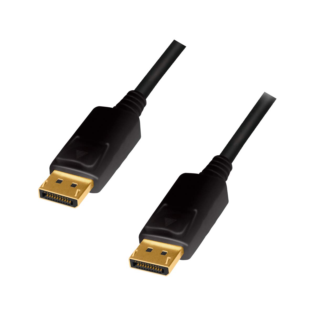LogiLink CV0074 DisplayPort 1.2 Cable Ultra HD 3D, 4 K2K/60Hz Black