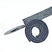 Woolous Felt Strips with Adhesive Backing, Heavy-Duty 5mm Thick 100% Wool felt Tape for Hardwood Floors, Rocking Chairs & Doors - Dark Grey, 1.57x 40 inch Roll