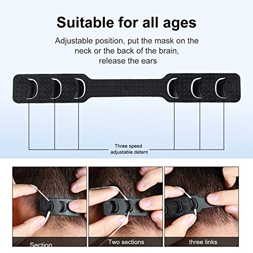 Face Mask Extenders Strap [Pack of 5], Mask Strap Extender Adjuster