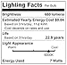 LOHAS Candelabra LED Bulb, E26 Base, 65 Watt-75 watt halogen Bulb Equivalent, LED 7W Candelabra Base Bulbs, Daylight 6000K, 680 Lumens, Non Dimmable, 120V Chandelier Light for Home Lighting(4 Pack)