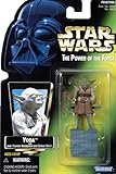 Star Wars, The Power of the Force Green Card, Yoda Action Figure, 3.75 Inches